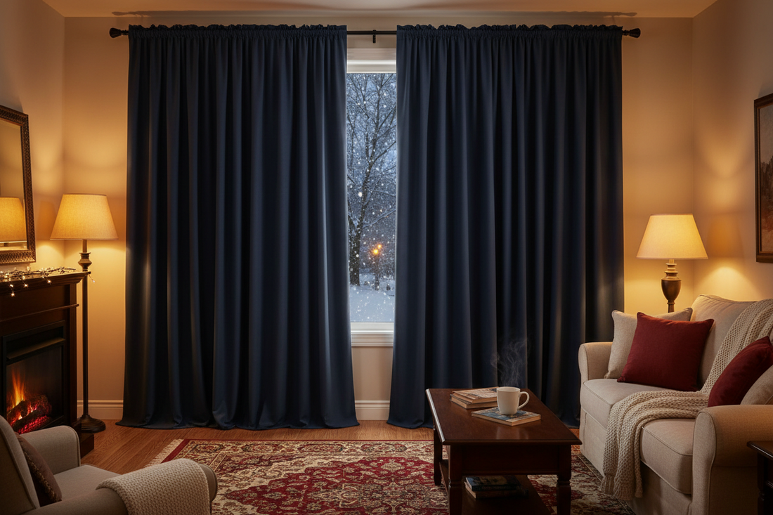 Winter Energy Savings: How Insulated Curtains Keep Heat Inside